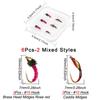 Fly Fishing Flies Bait 6/10Pcs/Set Dry Flies Brass Head Midges Bait&Caddis Midges Bait, for Trout Salmon Pike Fishing Fly Artificial Insect Lures