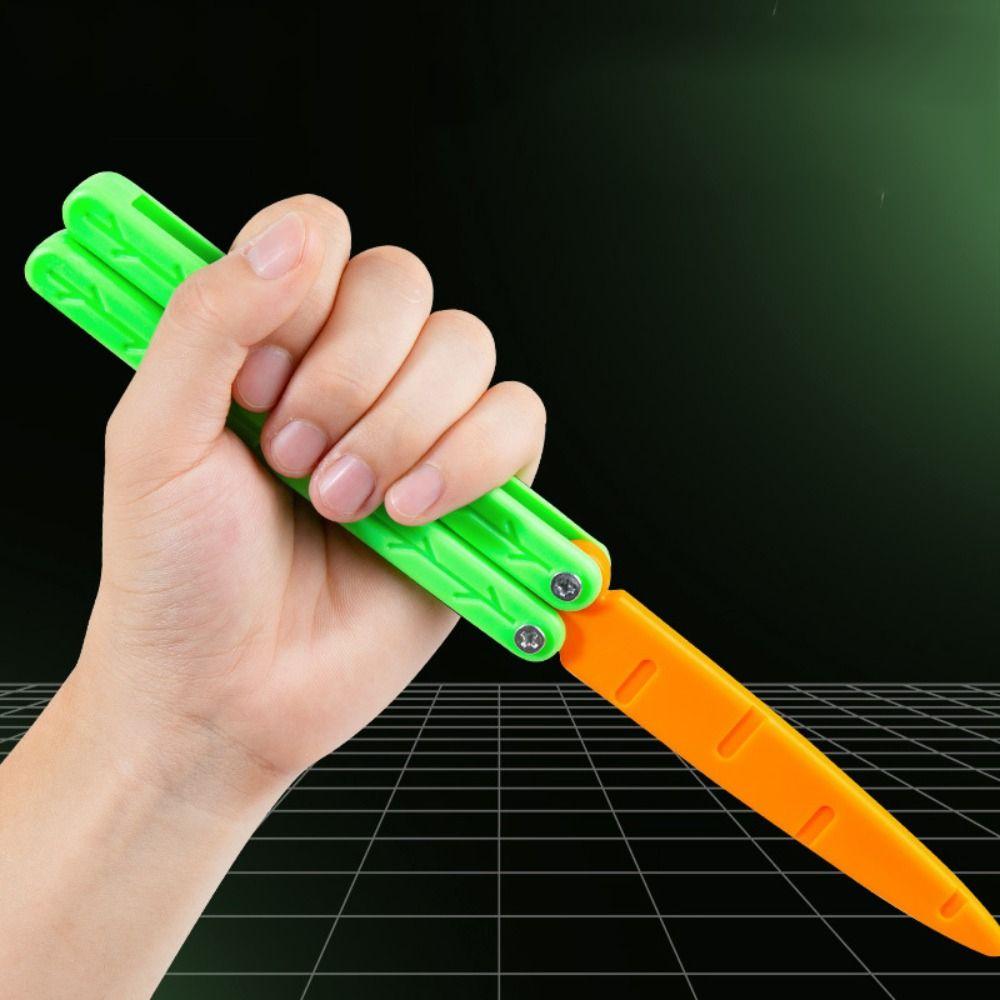 Carrot 3D Gravity Carrot Toy Push Card Halloween Toys Small Toy Fidget Comb Toys  Halloween Toys