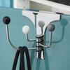 Wall Mounted Over The Door Hooks Punch Free Coat Hanger Multipurpose Door Back Hook  Kitchen