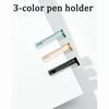 KACO 3pcs Ballpoint Pen Set, 0.5mm Black Non-Replaceable Refill Gel Pens Quick Drying Smooth Large-Capacity Office Study Gadgets