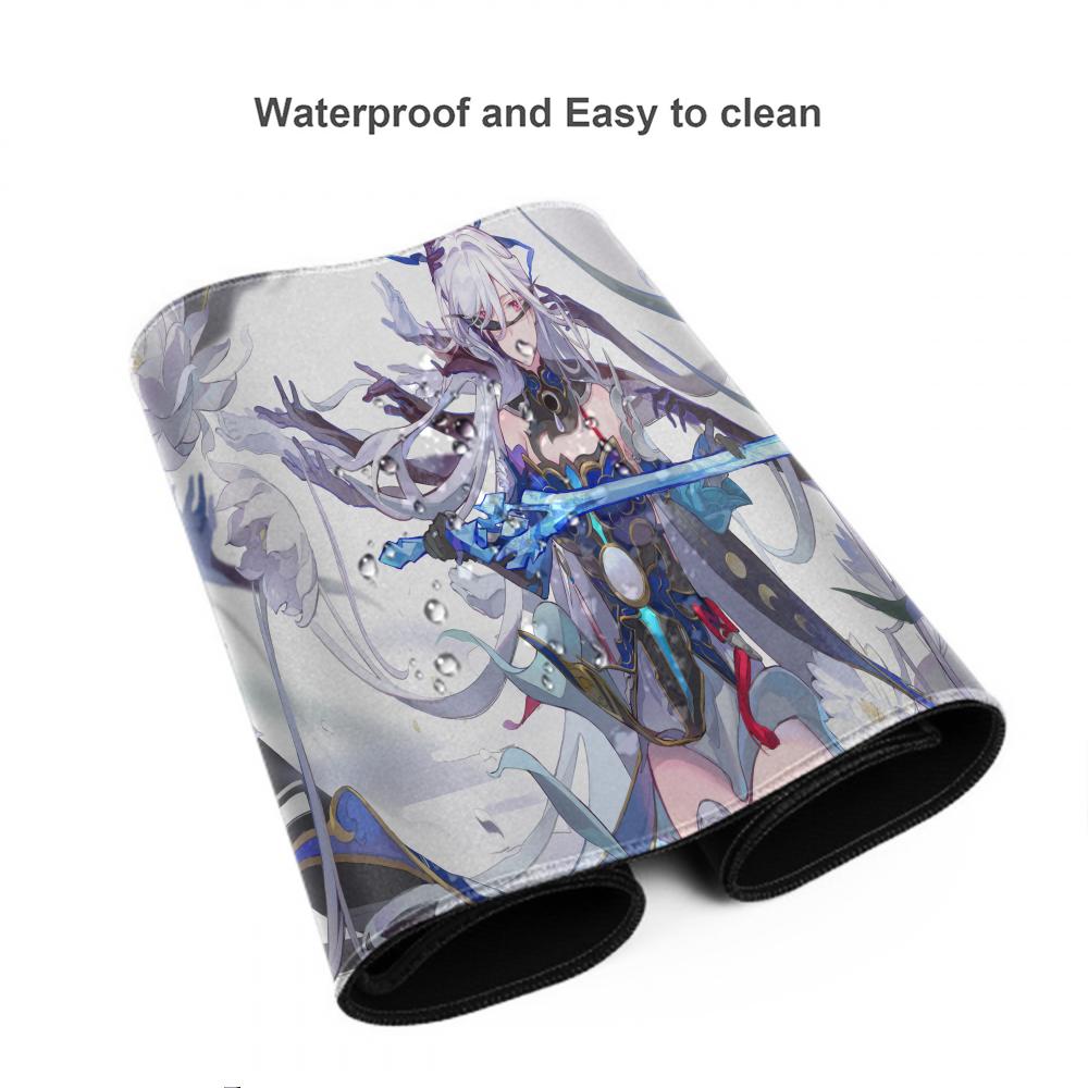 Jing Liu Mouse Pad Honkai Star Rail Jingliu Large Mousepad Computer Keyboard Padding Anime Gaming Accessories Desk Mat