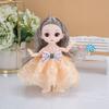 16cm Doll Set Dress Up Girl Toy Princess Doll Play House Birthday Gift Accessories