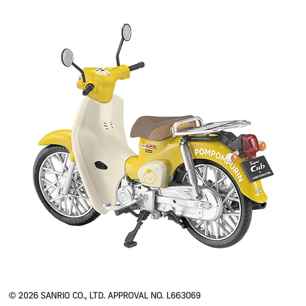 Sanrio 1 24 Sanrio Characters Honda Super Cub 1box 10pcs