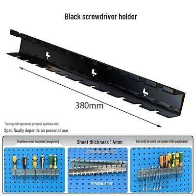 Jundingying Tool Storage Pegboard System with Black Holders
