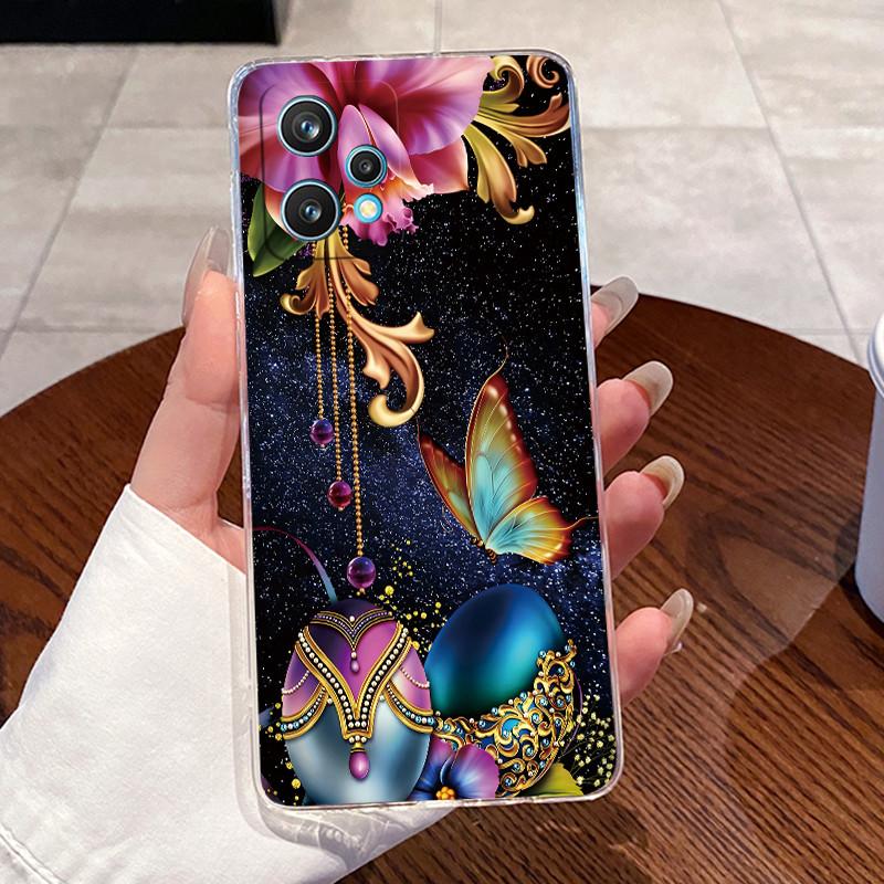 Casing For Realme 9 4G Case Aesthetic Fashion Cute Cat Soft Silicone Transparent TPU Cover For Realme9 RMX3521 Phone Case Bumper