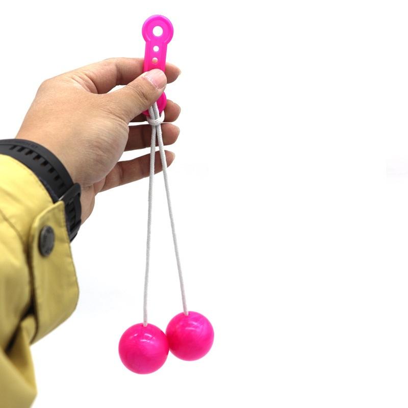 

1 шт., игрушка в старом стиле, хлопающий мяч, ракетка для столкновения, гандбольный мяч для сброса давления, профессиональный хлопающий мяч ZPG Without lamp розовый