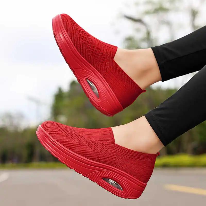 Fashion Banquet Slip-ons Flat Women's Shoes High Women's Shoes Luxury Boot Sneakers Sport Tenys Leisure New Year's Runner Shoose