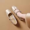 French Square Head Shallow Mouth Single Shoes 2025 Autumn New Models with Skirts Women's Shoes Fashionable Fairy Style Thick Heel Mary Jane Shoes