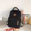Canvas Rucksack für Frauen High School Teenager Student Retro Rucksack für den Unterricht KTY