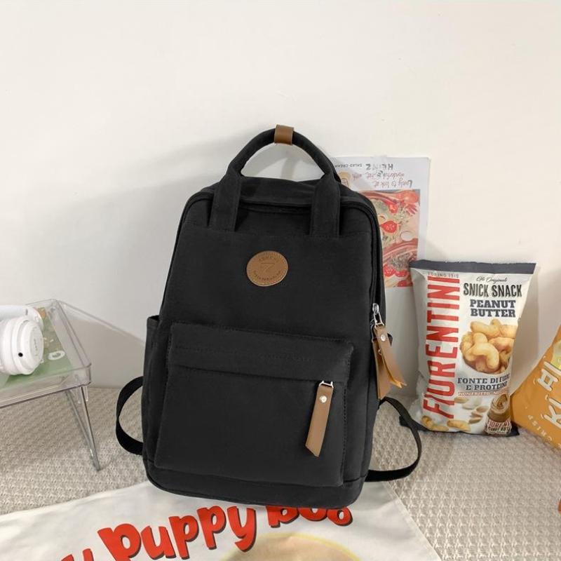 Canvas Rucksack für Frauen High School Teenager Student Retro Rucksack für den Unterricht KTY