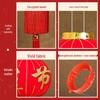 Red Chinese New Year Fu Character Lantern