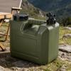 Seau de Camping 10L/15L Sans Fuite avec Robinet Distributeur d'Eau avec Large Ouverture de Remplissage pour Véhicule Voiture Randonnée Extérieure Pique-nique