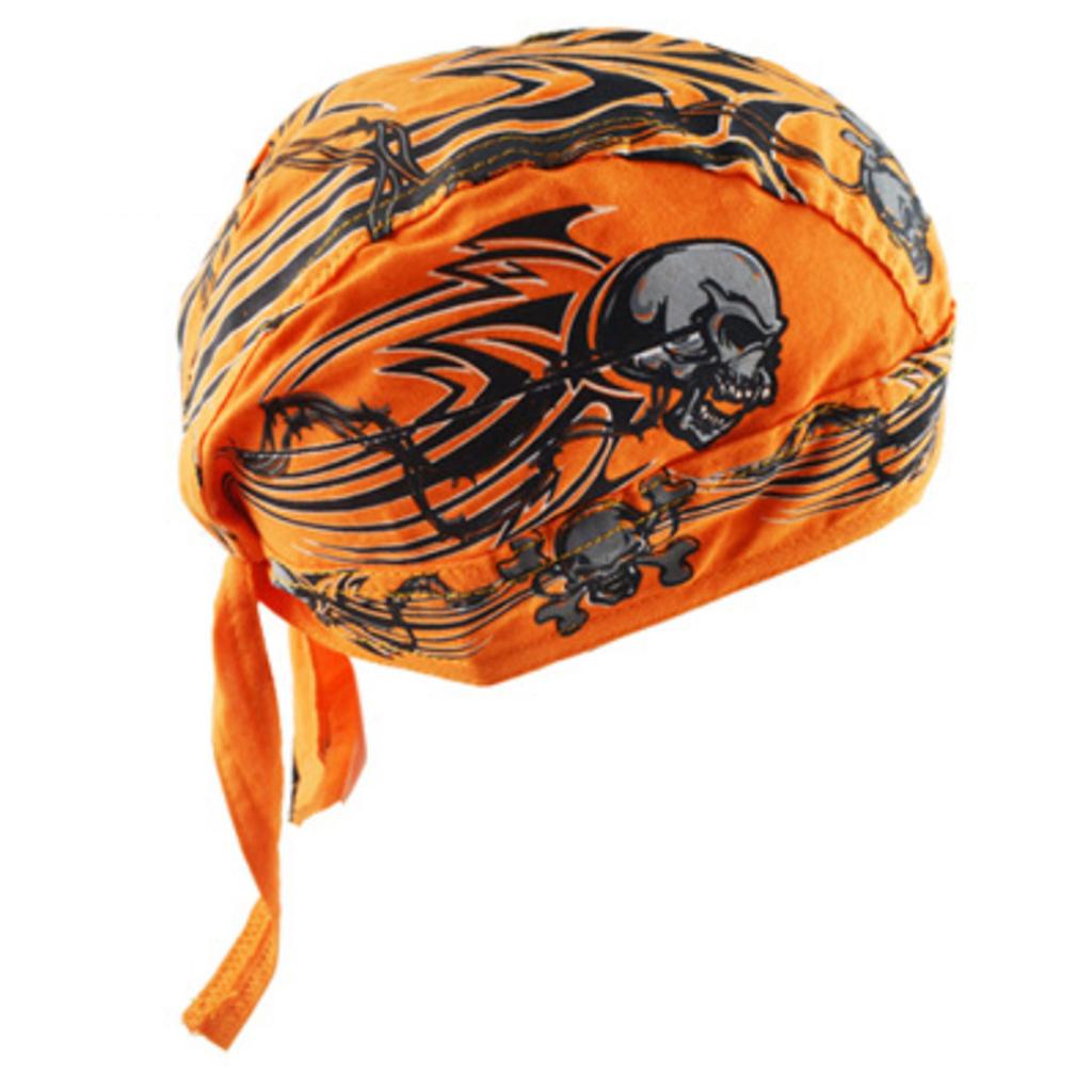 Baumwoll-Schädelkappe Kopfwickelmütze Motorrad-Biker-Hut Schmetterlingsdruck-Bandana