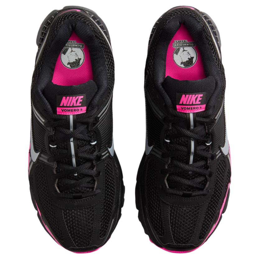 Nike Air Zoom Vomero 5 Black Pink Blast Unisex Sneakers Metallic-Platinum Anthracite FB9149-004