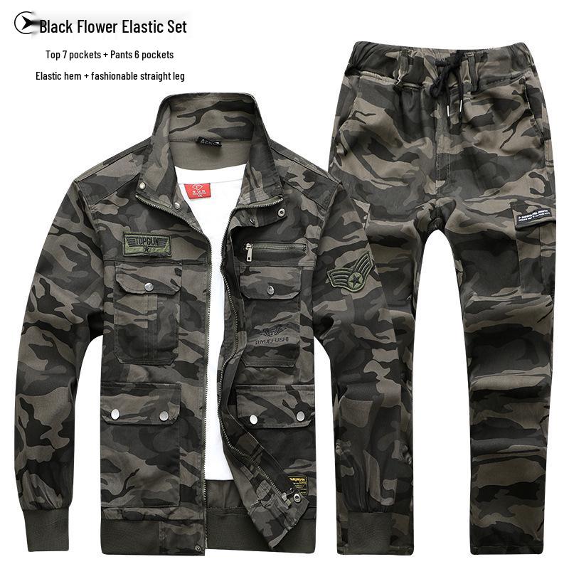 Camouflage Long Sleeve Workwear Suit for Welding & Auto Repair