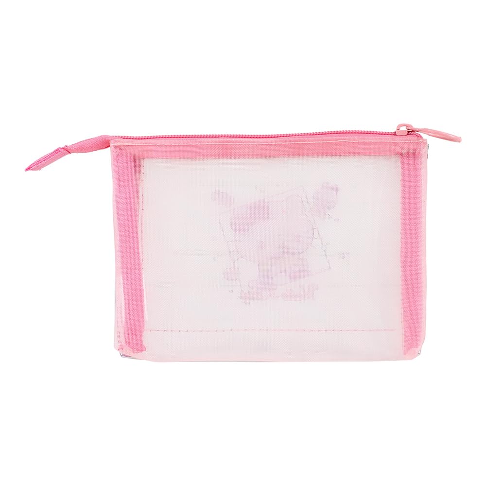 Tees Factory Sanrio 3-Piece Clear Mesh Pouch, Amaenbo NamidaHello Kitty SR-5544212KT