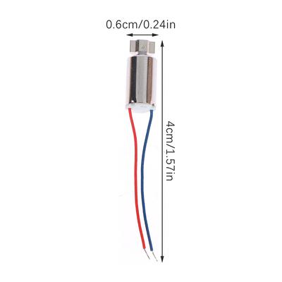 1Pc 6Mm 610 Electric Dc Mini Vibrator Motor Vr Massager Motor Coreless Motor