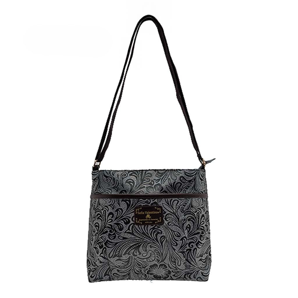

SOFIA VALENTINO Lightweight Shoulder Bag, Perfect for Shopping and Outings, Elegant Design, 2511-49E2, Gray