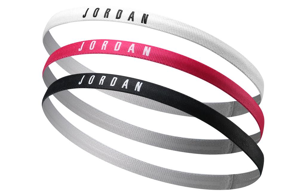Nike Silicone Hair Bands Unisex Red White Black CK9952-696 F