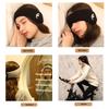 Sleep Mask Blackout For Relaxing Plush Blindfold Cotton Sleeping Blindfold For Men Women Anti-noise Earmuff