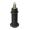 Premium 6.35mm Instrument Jacks Socket Bass Straight Ribbed Tube for Electric Guitar Bass Ensures Reliable Connectivity