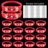 20-100 Piezas Pulseras LED para Bodas Pulsera Luminosa Activada por Música y Sonido Pulseras que Brillan en la Oscuridad Para Suministros de Fiesta de Cumpleaños