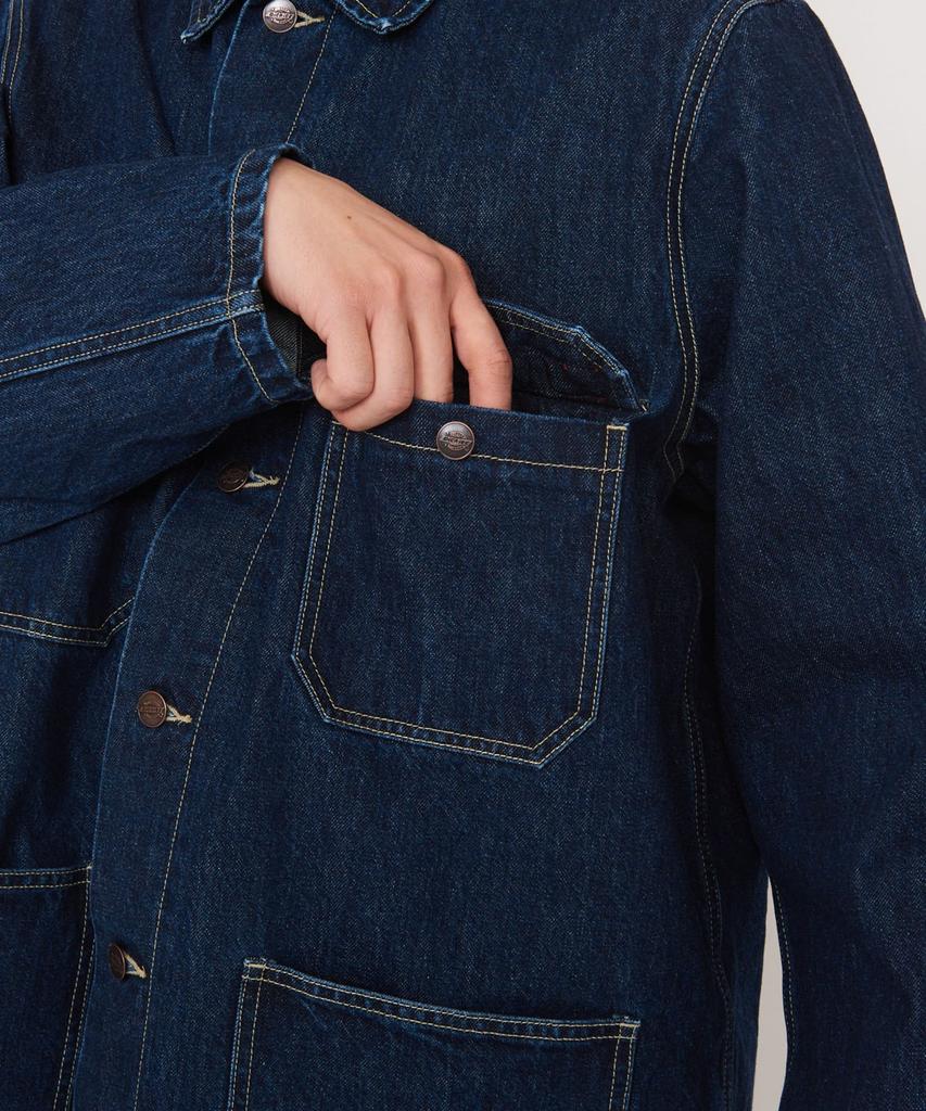 Dickies Kaihara Denim Chore Jacket Dark Blue