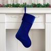 20In Large Velvet Christmas Stocking Plush Hanging Gift Candy Bag For Fireplace Mantel Xmas Tree Holiday Home Decoration