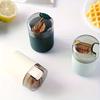 New In Automatic Toothpick Dispenser Portable Plastic Toothpick Holder Container Creative Press Toothpick Storage Box Organizer