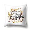 Thanksgiving Pillowcase Blessing Maple Leaf Pumpkin Sofa Cushion Cover Office Home Living Room Pillowcase