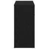 Sideboard in Black Oak Look 80 x 36 x 75 cm Engineered Wood