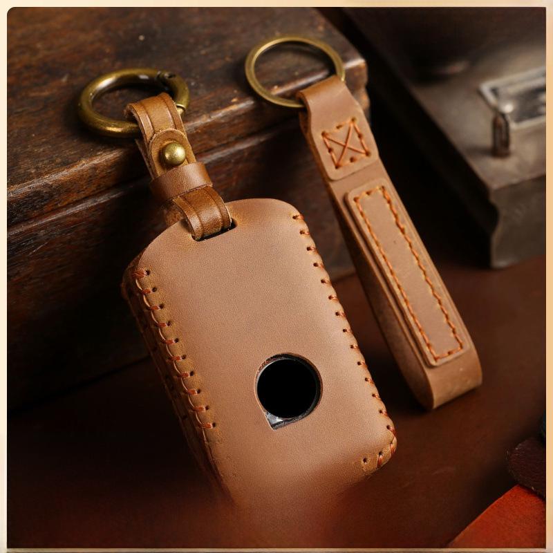 

Handmade Genuine Leather Key Cover for Volvo S90, XC90, XC60, S60