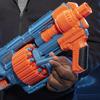 Manuální blaster Nerf Elite 2.0 Shockwave RD-15 je dodáván s 30 oficiálními šipkami vybavenými rotujícím bubnem na 15 ran a taktickou lištou Pump Action Slam.