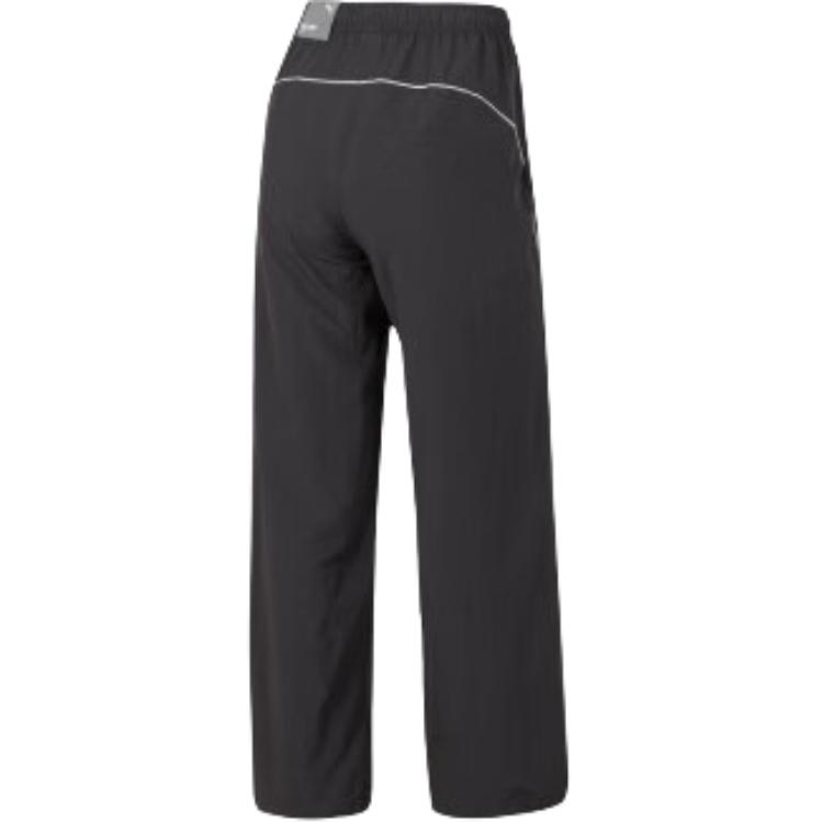 Puma Fitness Training Fashion Trendy Comfortable Retro Sports Striped Casual Pants Women Bottoms Black 628767-69