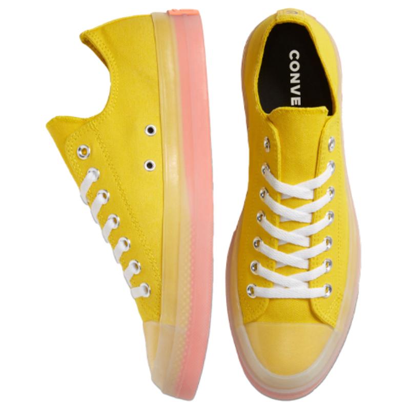 Converse Chuck Taylor All Star Cx Ox Round-toe Lace-up Low-Top Espadrilles Unisex Yellow Pink