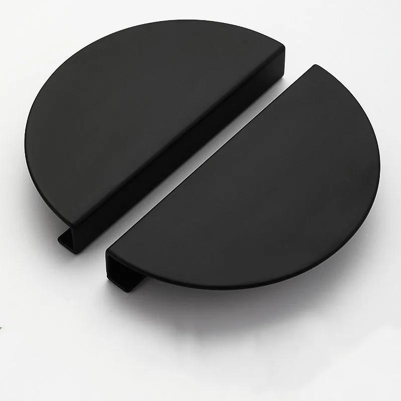 1 paio Maniglia Rotonda per Mobile Oro/Nero 100/120/150mm Pomello per Cassetto Armadio Maniglie a Tirare per Comodino Ottone Ferramenta per Porte Mobili