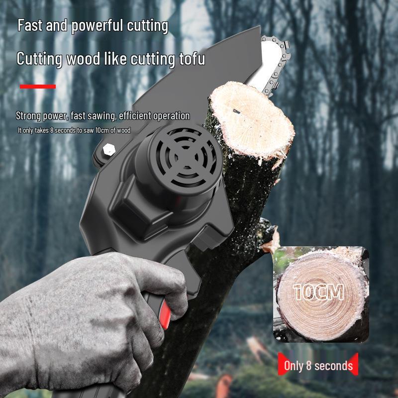 Drujba electrică cu litiu fără fir de mare putere pentru tăierea acasă și în grădină