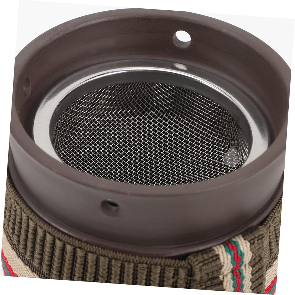 1set Ceramic Moxibustion Cup Portable Heat Insulation Moxibustion Pot for Home Use Massage Tool for Elderly and Wellness Present