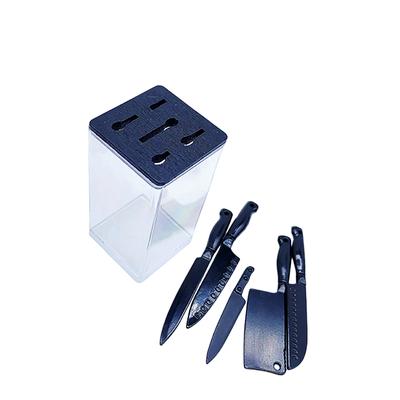 1/12 Dollhouse Knife Rest Model Mini Knives Set Toys Dollhouse Cooking Utensils Dolls House Kitchen Accessories
