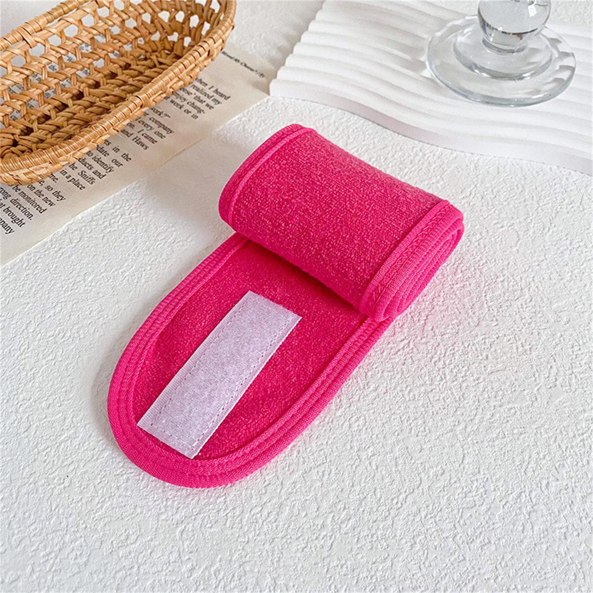 Повязка на липучке для умывания лица и послеродового периода, повязка для йоги для умывания лица, двухслойная косметическая повязка, повязка на голову