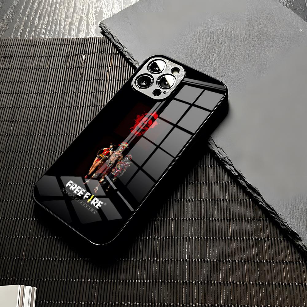 Free Fire Game Phone Case For Iphone 16 15 13 12 14 11 Pro Max Mini X Xr Xs 8 7 Birthday Present Puls 6 Glass Funda Cover