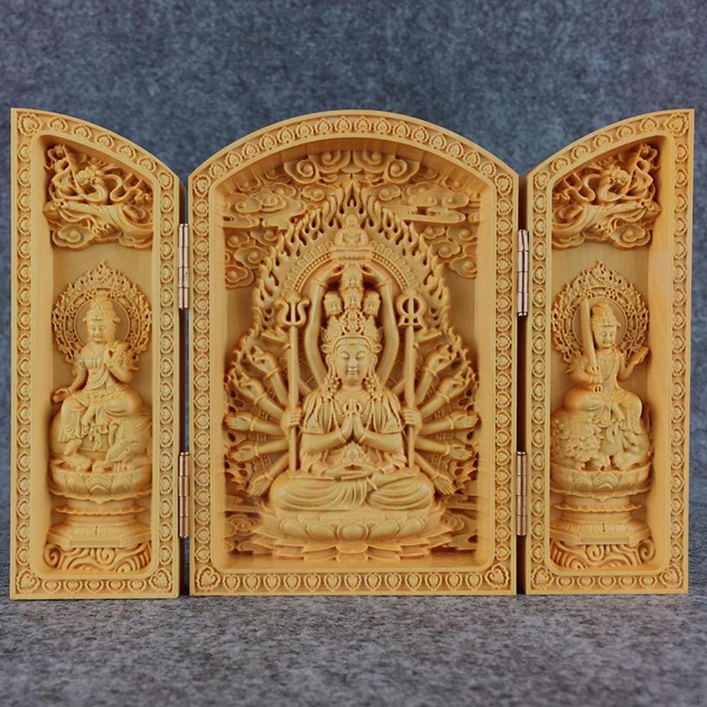 Figurina Bodhisattva Statua Buddha Decorazione Artigianato Scultura Feng Shui Avalokitesvara