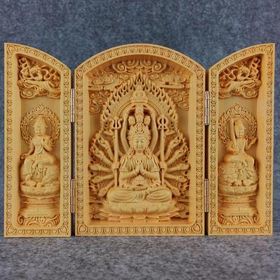 Bodhisattva Figurine Buddha Statue Decoration Handicrafts Feng Shui Sculpture Avalokitesvara