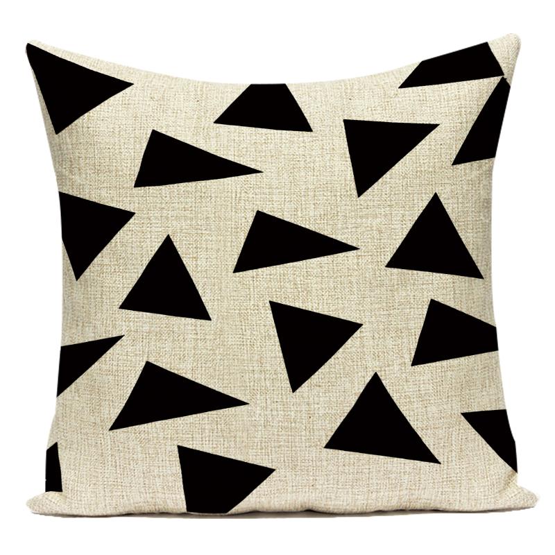 Nordic Geometry Cushion Cover Sofa Pillow Cases Bird Tree Print Pillow Cover For Bedroom Home Decor Car Office Decorative