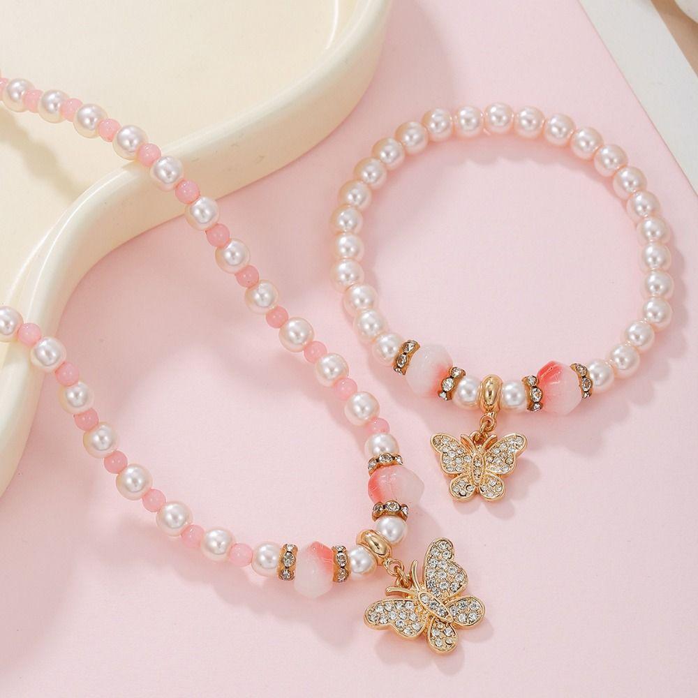Pearl Necklaces Suittweed Style Bracelets Fashion Jewelry Sets  Party