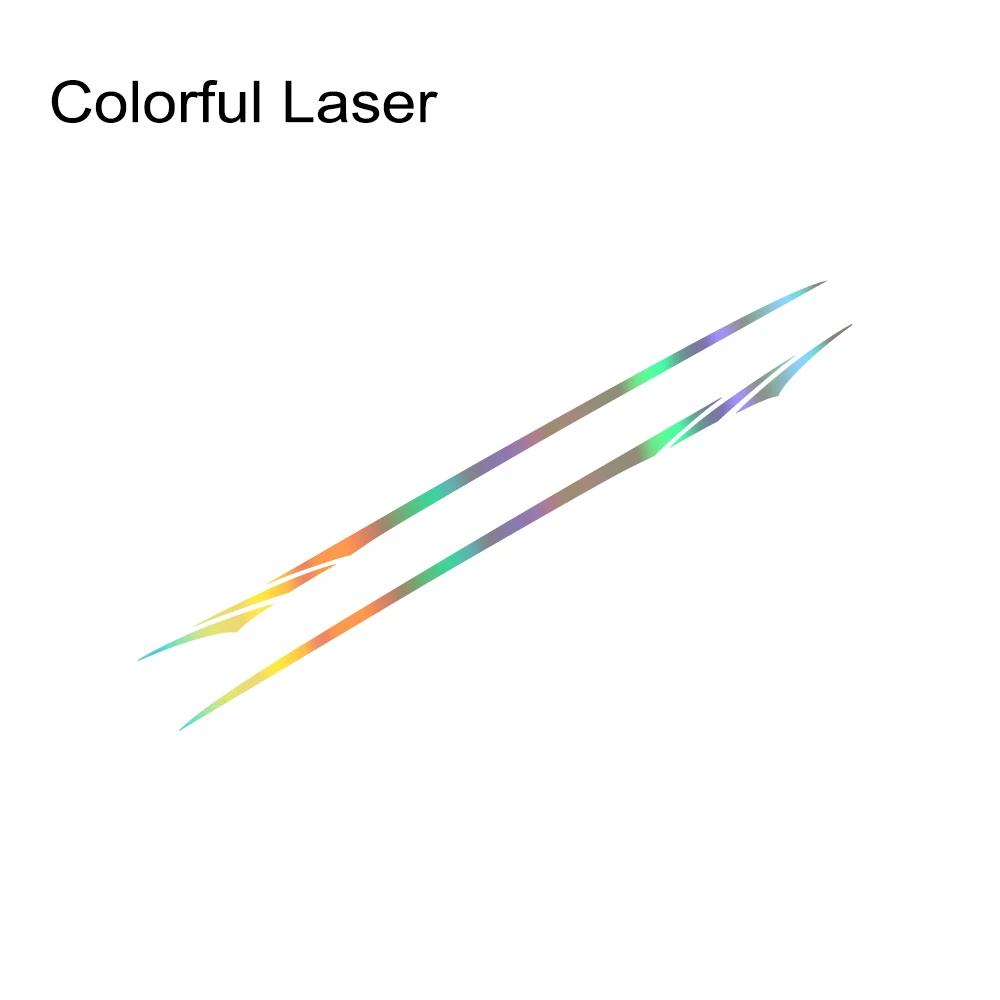 Für Opel Corsa C E F D 2 Stück Auto Seiten Tür Aufkleber Vinyl DIY Modifiziert Sport Racing Streifen Muster Aufkleber Fahrzeug Dekoration