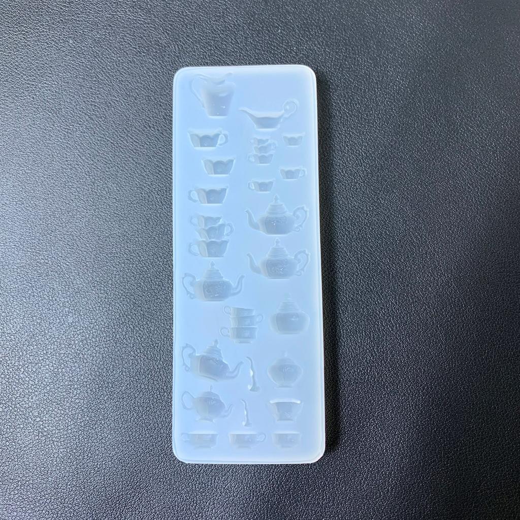 Flexible Reusable Silicone Craft Molds For Resin Jewelry Making And Mini Dessert Decorations