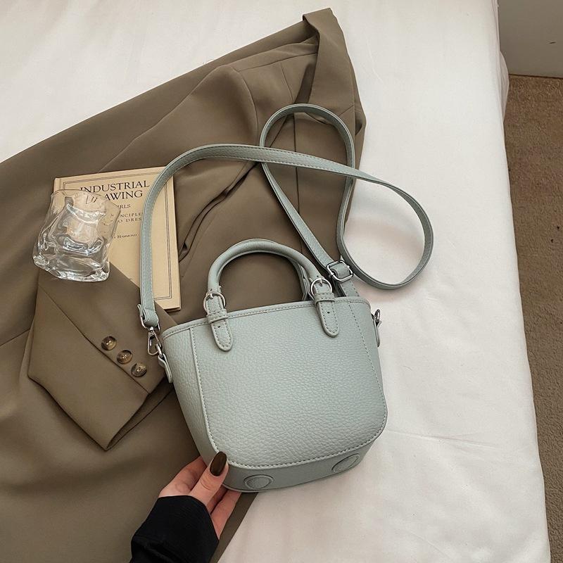 Premium Sense Simple Portable Small Bag Women's 2025 New Versatile Shoulder Bucket Bag Messenger Bag