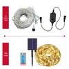 LED Solar Starry Sky String Lights - Copper Wire, Outdoor, Low Voltage, Perfect for Festive Garden Decoration