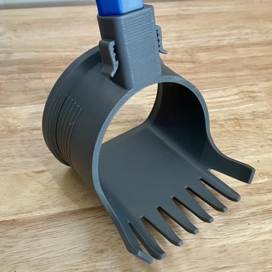 Pet Poop Scooper Dog Waste Cleaner Compatible with Long Handle Portable Poop Shovel for Park Walking Dog Daily Outing Traveling